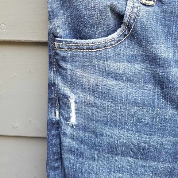 American Eagle Distressed Curvy Super Hi Rise Jeggings size 4 - Picture 11 of 12